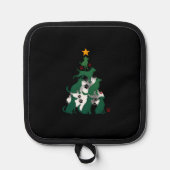 Dog Christmas Tree Shirt - Dog Christmas (2) Pannenlap (Voorkant)