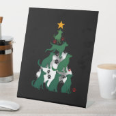 Dog Christmas Tree Shirt - Dog Christmas (2) Reclamebord Met Voetstuk (Insitu)