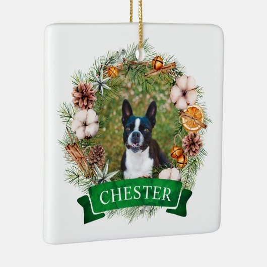 Dog Christmas Wreath Ornament (Rechts)
