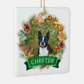 Dog Christmas Wreath Ornament (Rechts)