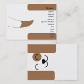 Dog - Chubby Visitekaartje (Voorkant / Achterkant)