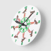 Dog Clock, Kind Bedroom Decor, kindercadeau Ronde Klok (Hoek)