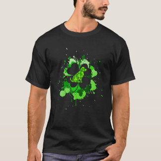 Dog Clover Shamrock St Patricks Day for Women Girl T-shirt