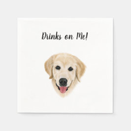 Dog Cocktail Napkins Servet