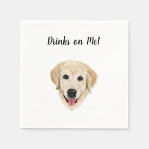 Dog Cocktail Napkins Servet