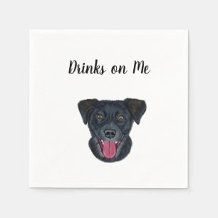 Dog Cocktail Napkins Servet