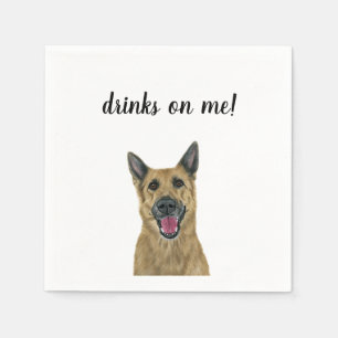 Dog Cocktail Napkins Servet