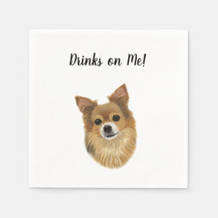 Dog Cocktail Napkins Servet