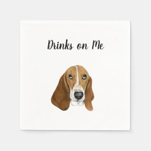 Dog Cocktail Napkins Servet