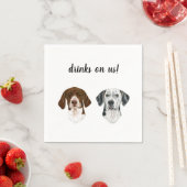 Dog Cocktail Napkins Servet (Insitu)