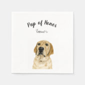 Dog Cocktail Napkins Servet (Voorkant)