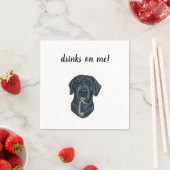 Dog Cocktail Napkins Servet (Insitu)