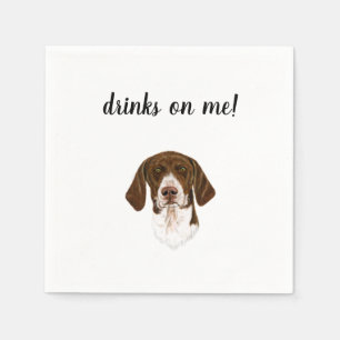 Dog Cocktail Napkins Servet