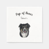 Dog Cocktail Napkins Servet (Voorkant)