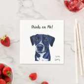 Dog Cocktail Napkins Servet (Insitu)