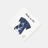 Dog Cocktail Napkins Servet (Hoek)