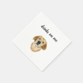 Dog Cocktail Napkins Servet (Hoek)