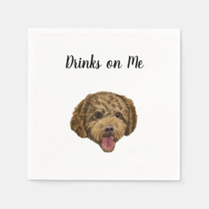 Dog Cocktail Napkins Servet