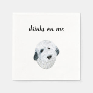 Dog Cocktail Napkins Servet