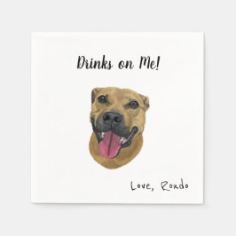 Dog Cocktail Napkins Servet