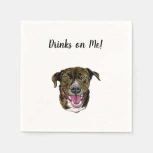 Dog Cocktail Napkins Servet