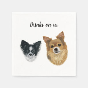Dog Cocktail Napkins Servet