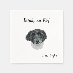 Dog Cocktail Napkins Servet