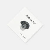 Dog Cocktail Napkins Servet (Hoek)