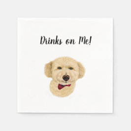 Dog Cocktail Napkins Servet
