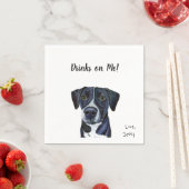 Dog Cocktail Napkins Servet (Insitu)