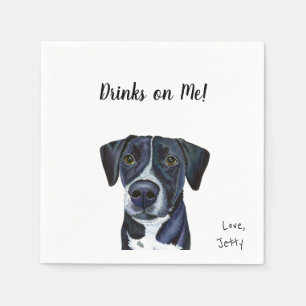 Dog Cocktail Napkins Servet