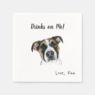 Dog Cocktail Napkins Servet