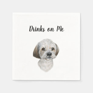 Dog Cocktail Napkins Servet
