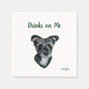 Dog Cocktail Napkins Servet