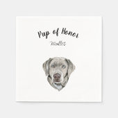 Dog Cocktail Napkins Servet (Voorkant)