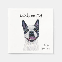 Dog Cocktail Napkins Servet