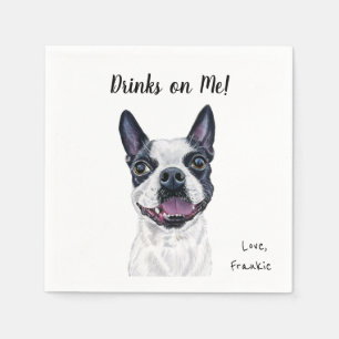 Dog Cocktail Napkins Servet