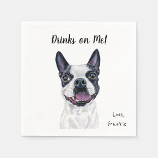Dog Cocktail Napkins Servet