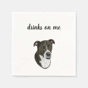 Dog Cocktail Napkins Servet