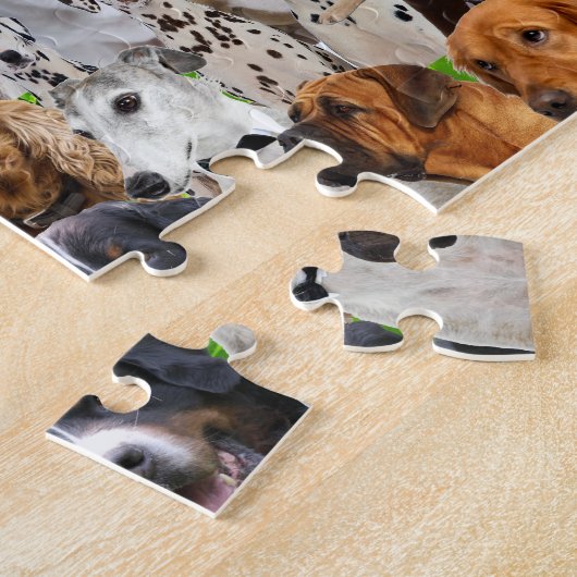 Dog Collage Puzzle Legpuzzel (Zijkant)