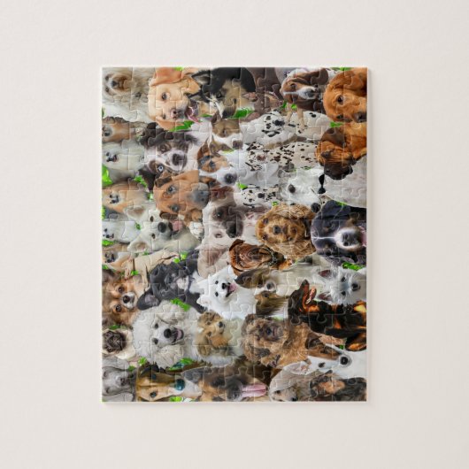 Dog Collage Puzzle Legpuzzel (Verticaal)