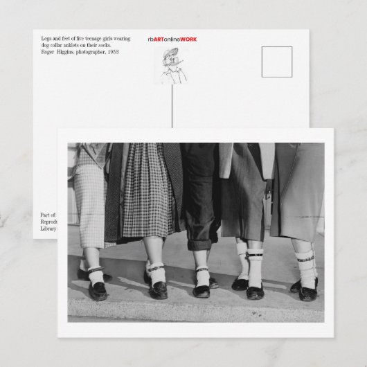 Dog Collar Anklets Briefkaart (Voorkant / Achterkant)