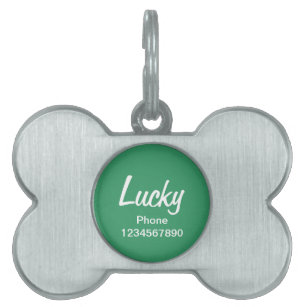 Dog collar ID label voor huisdieren    sleutelhang Huisdieren Naamplaatje