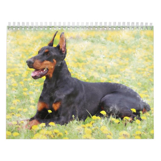 Dog Collectie Olieverfschilderijen Kunst Kalender (Hoes)