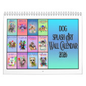 Dog Colourful Splash Art Wall Calendar 2026 Kalender (Hoes)