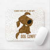 Dog Confetti Shedding Dog Muismat (Met muis)