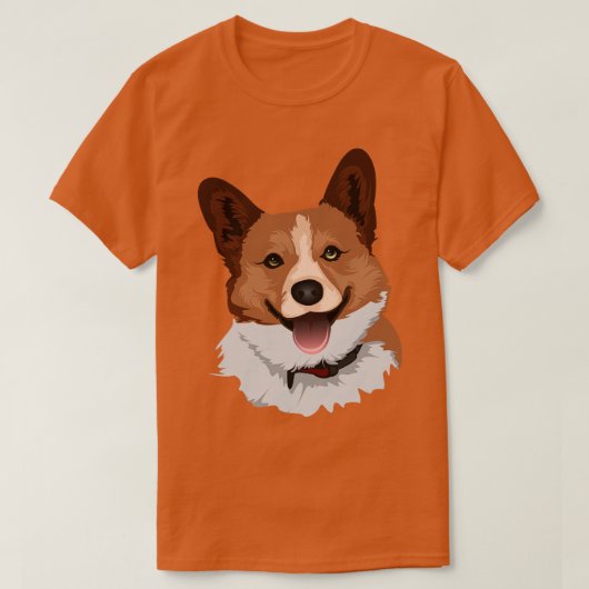 Dog Corgi T-shirt (Design voorkant)
