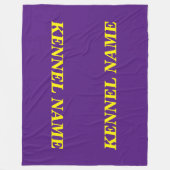 DOG CRATE HOESJE FLEECE BLANKET DEKEN (Voorkant)