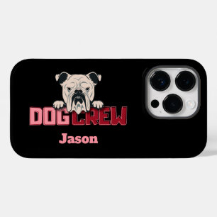 Dog Crew Bulldog Custom Case-Mate iPhone 14 Pro Hoesje