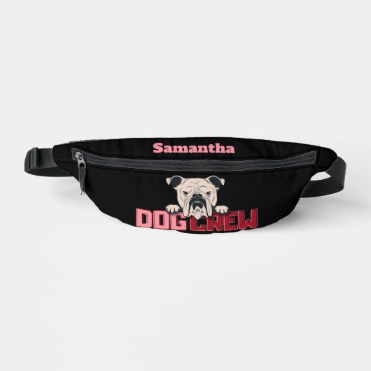 Dog Crew Bulldog Custom Heuptasje (Voorkant)